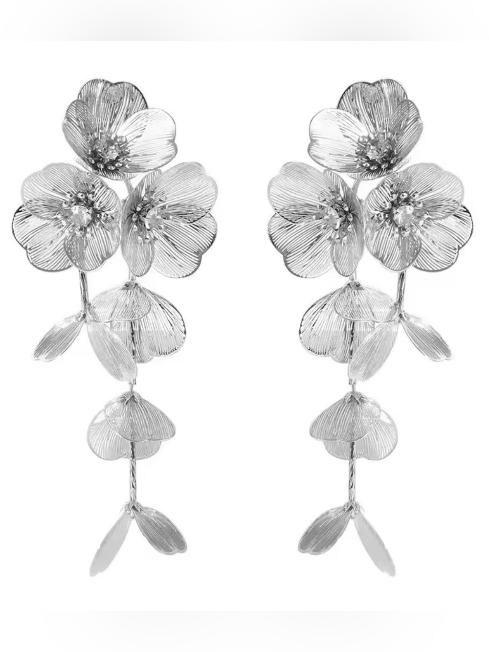 Kate Middleton cascading floral
Silver earrings Zara - Picture 5 of 5